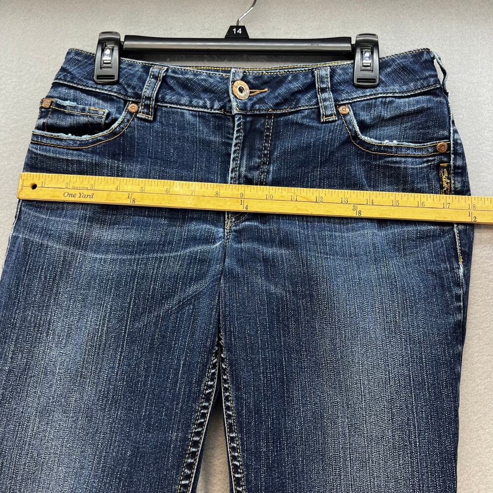 Silver Jean Co Jeans Women's 30x32 (10) Dark Blue Suki Bootcut Preppy Normcore - Picture 12 of 15